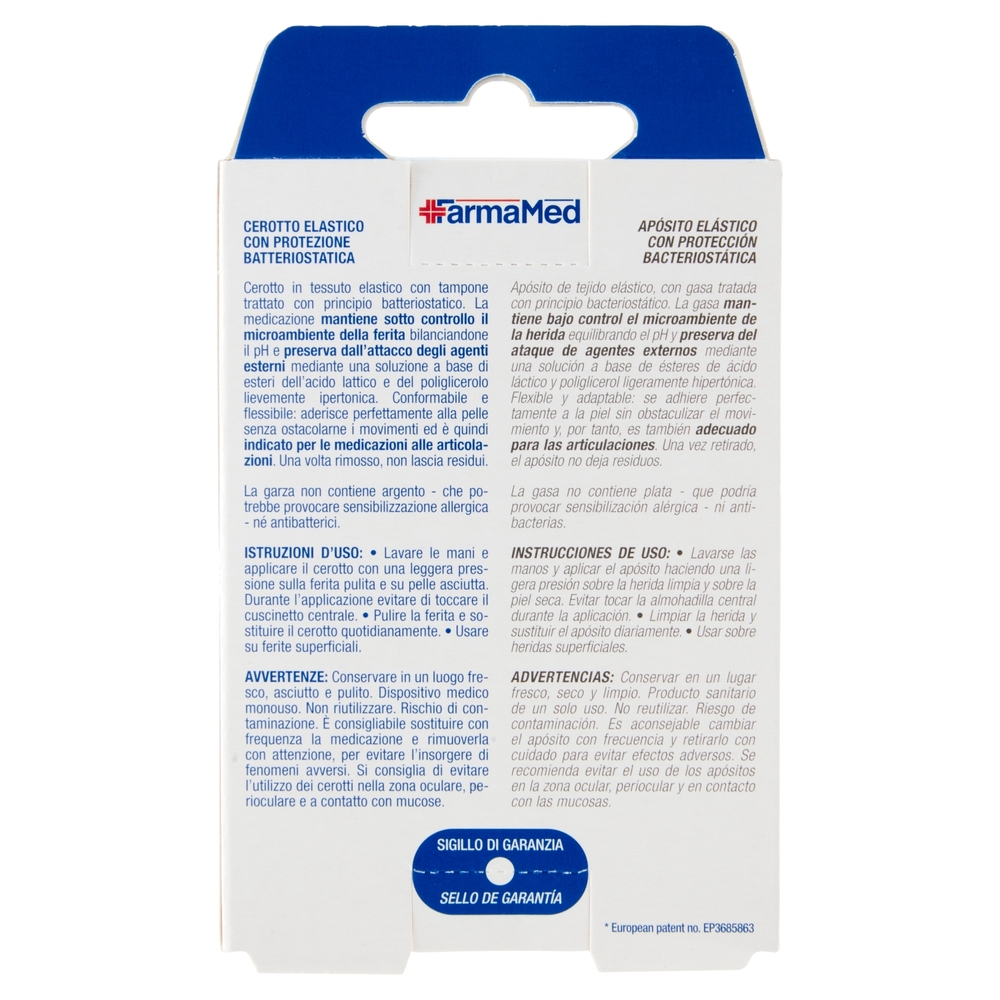 FarmaMed Cerotto Elastico con protezione batteriostatica 20 pz